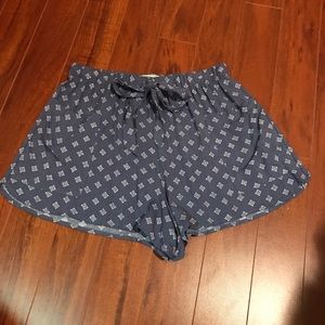 PURPLE PRINT LOOSE SHORT